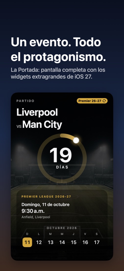 La Portada a pantalla completa con Liverpool contra Manchester City